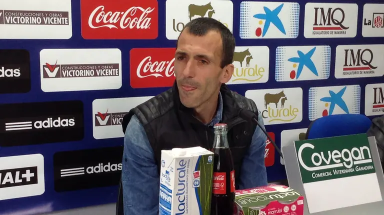 Patxi Puñal en rueda de prensa..