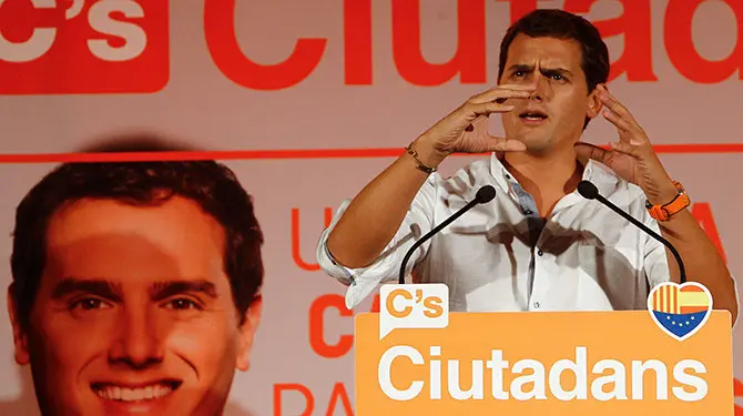 Albert Rivera, de Ciudadanos.