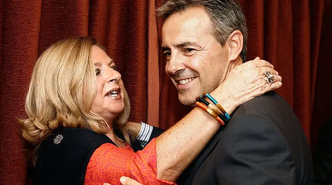 La presidenta de Covite, Consuelo Ordoñez y el vicepresidente de la Fundación de Víctimas del Terrorismo, Tomás Caballero.