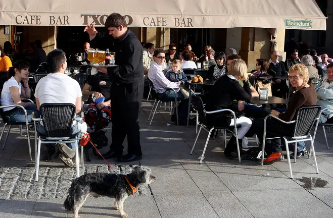 Terrazas de la Plaza del Castillo.