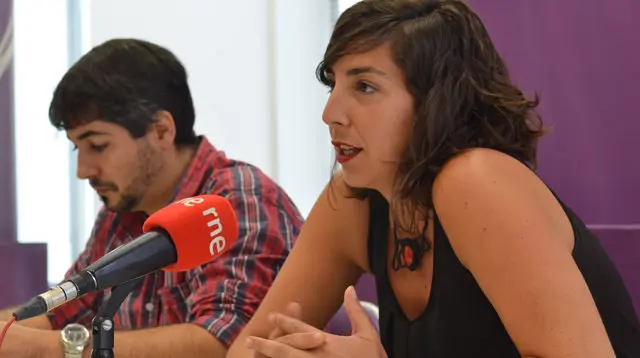 Laura Pérez, portavpz de Podemos en Navarra. Podemos.