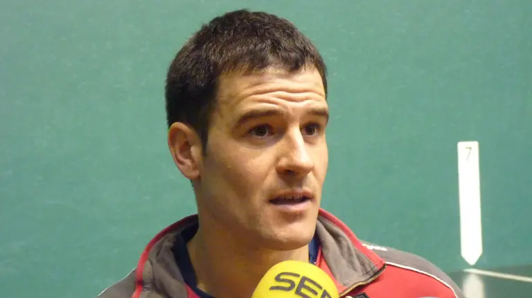 El pelotari navarro Abel Barriola.
