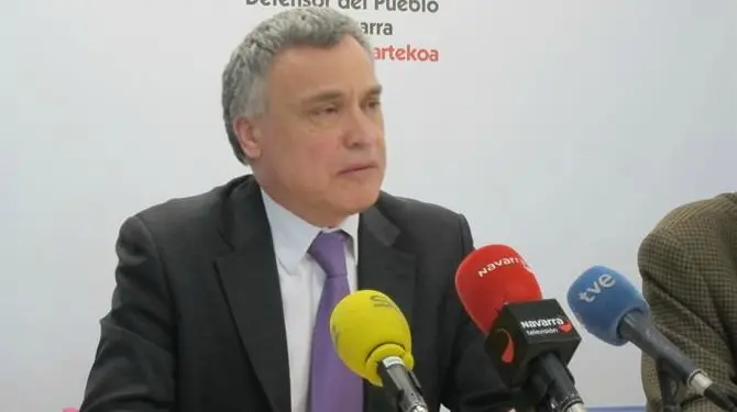 Javier Enériz, defensor del pueblo de Navarra.