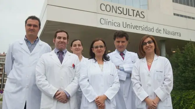 Equipo de investigadores de la Clínica Universitaria
