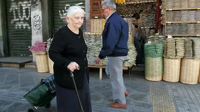 Pensiones en Navarra. Efe.