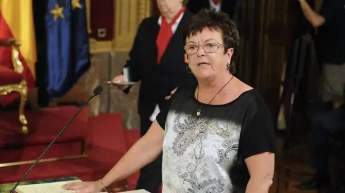 onsejera de Presidencia, Función Pública, Interior y Justicia del Gobierno foral, María José Beaumont. Efe.