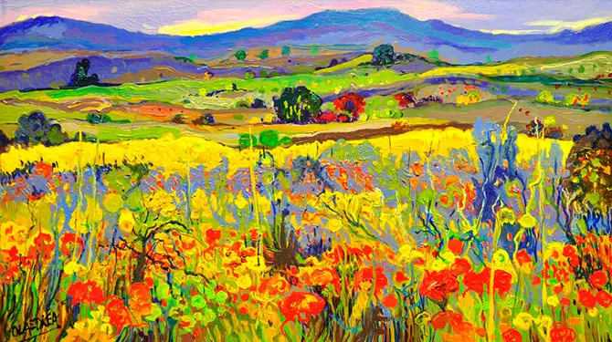 Obra 'Campo Abierto', de Olaetxea.