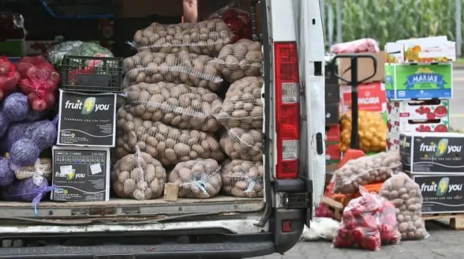 Alimentos donados. Efe.