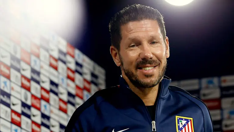 El argentino Diego Simeone, entrenador del At. Madrid. EFE.