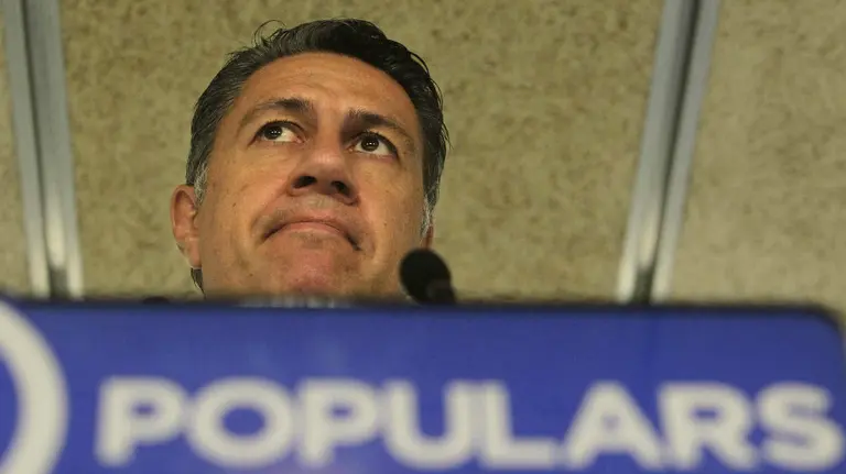 El candidato del PPC a la presidencia de la Generalitat, Xavier García Albiol,