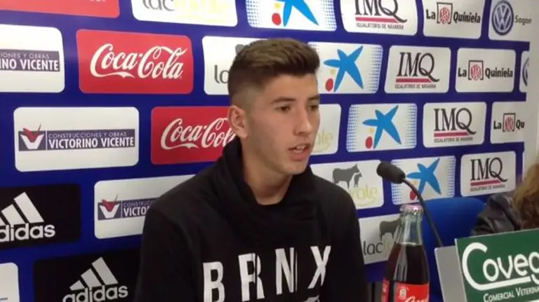 David García, jugador de Osasuna.