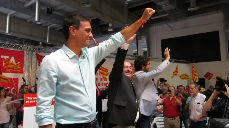 Pedro Sánchez y Miquel Izeta.