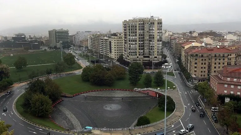 Plaza de los Fueros Pamplona. 