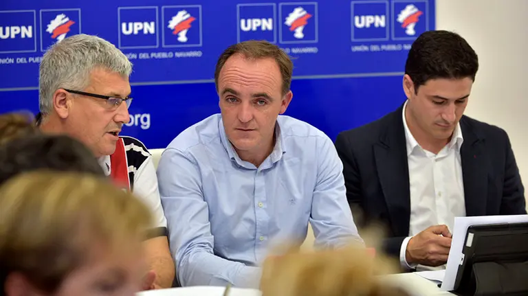 Primer Comité Ejecutivo de UPN con José Javier Esparza como presidente. PABLO LASAOSA. 3