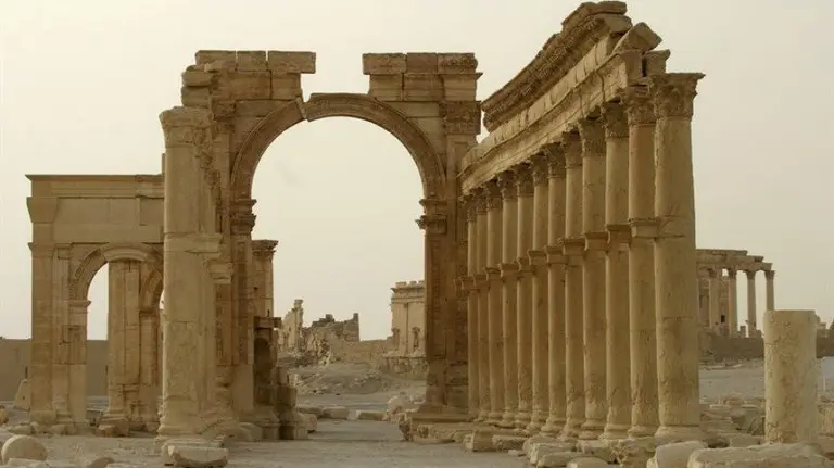 Arco de Triunfo de Palmira. EUROPA PRESS.