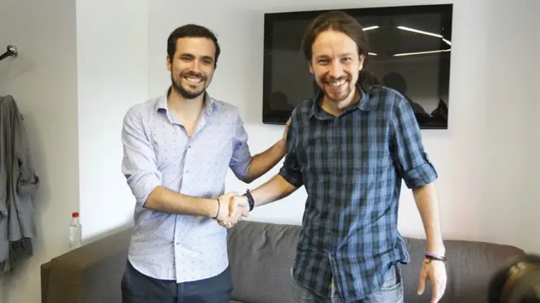 Garzón y Podemos. EUROPA PRESS.