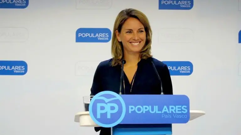 La presidenta del PP vasco, Arantza Quiroga. EUROPA PRESS.