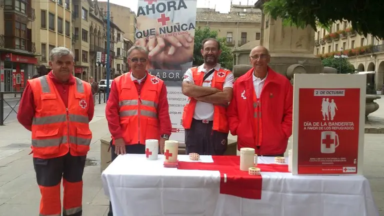 D&iacute;a de la banderita en Tafalla.
