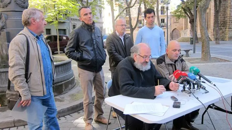 La asamblea por una Candidatura Ciudadana en Navarra. /EP