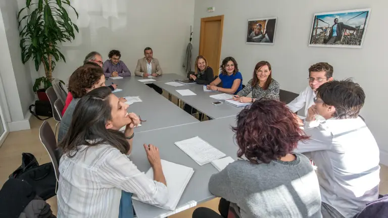 Un momento de la reuni&oacute;n celebrada este viernes.