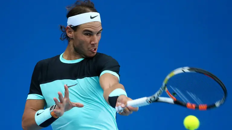 El tenista Rafa Nadal en acción. EFE.