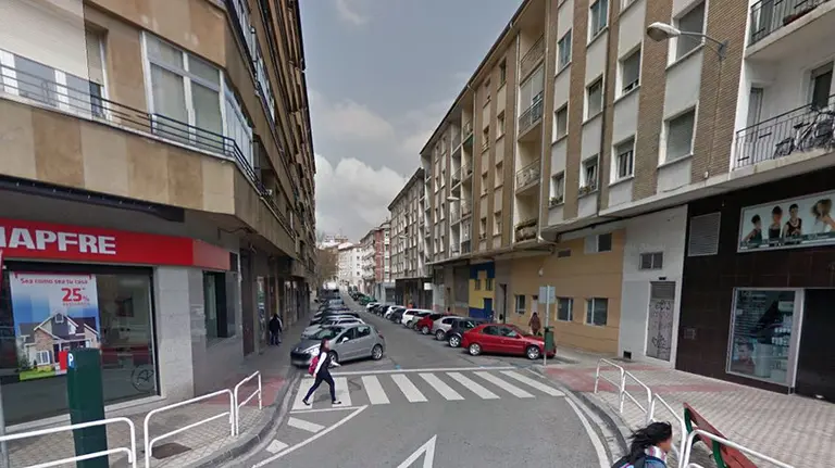 Calle Buenaventura Íñiguez en Pamplona.