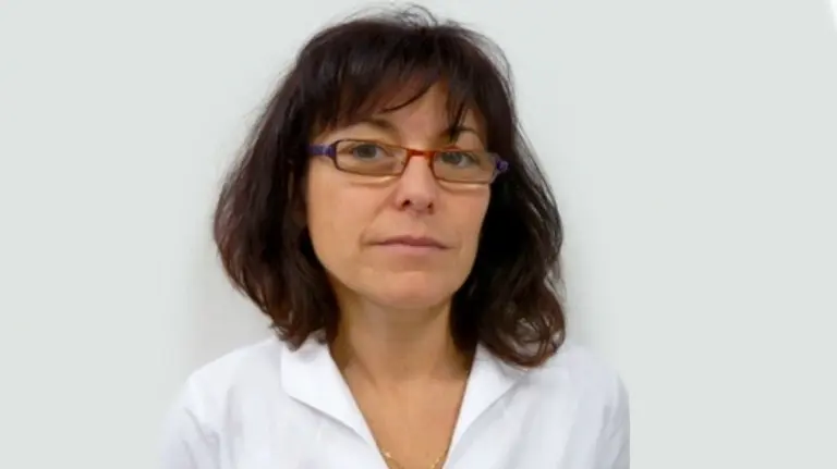 La secretaria de la Federación de Enseñanza de CCOO en Navarra, Maite Rocafort.