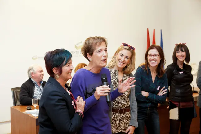 Acto por el día Mundial contra el Cáncer de Mama.