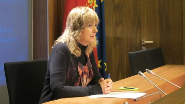 La consejera portavoz del Gobierno de Navarra, Ana Ollo. EP