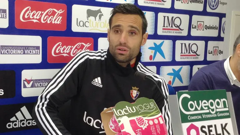 Javier Flaño en rueda de prensa.