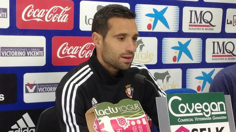 Javier Flaño en rueda de prensa.