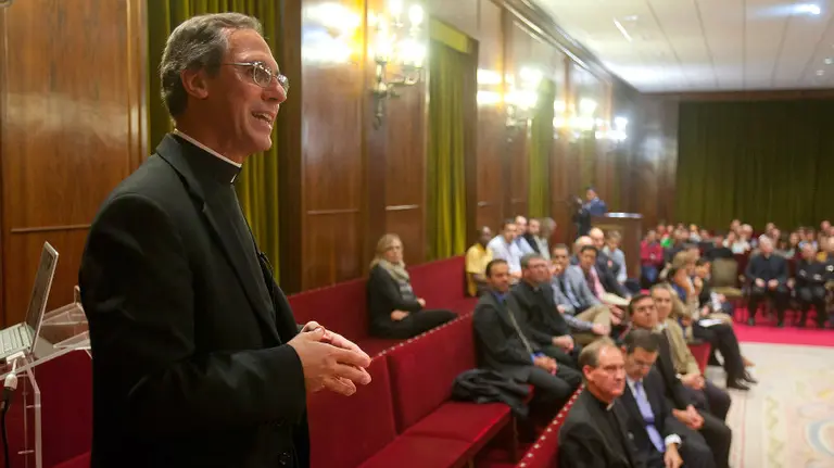 El profesor de Teolog&iacute;a Fundamental de la Universidad Pontificia de la Santa Cruz (Roma) Giuseppe Tanzella-Nitti.