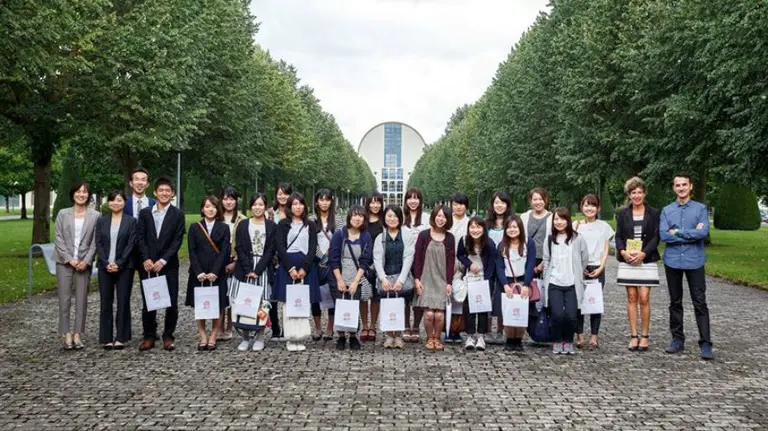 Visita de los estudiantes de Yamaguchi (Japón). /EP