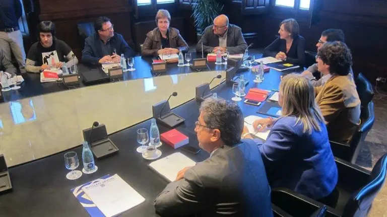 La Mesa del Parlament de Cataluña. EUROPA PRESS.