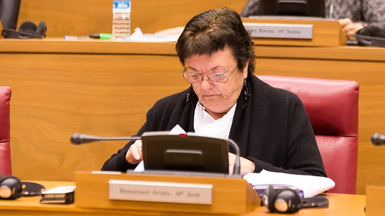 La consejera de Interior, María José Beaumont.