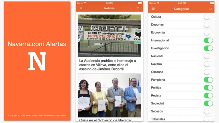 APP Navarra.com Alertas