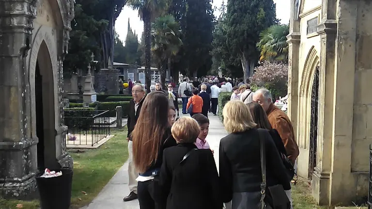 El Cementerio de Pamplona en Todos los Santos.