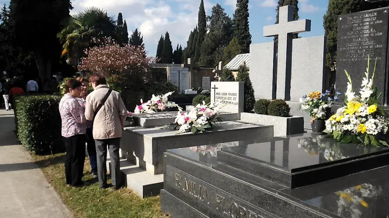 Cementerio de Pamplona en Todos los Santos.