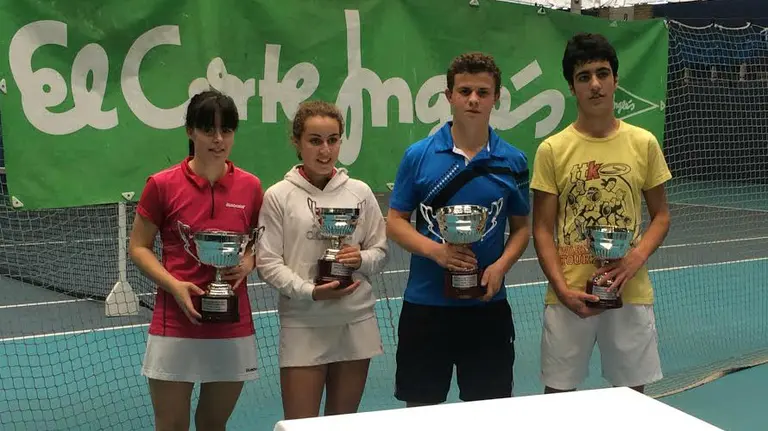 Finalistas del torneo El Corte Inglés.