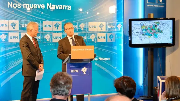 Enrique Maya, ex-alcalde de Pamplona.