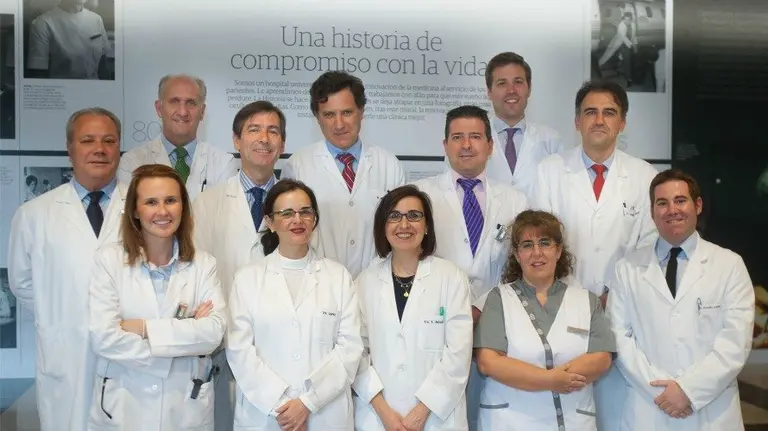 Grupo de investigadores de la Clínica Universitaria.