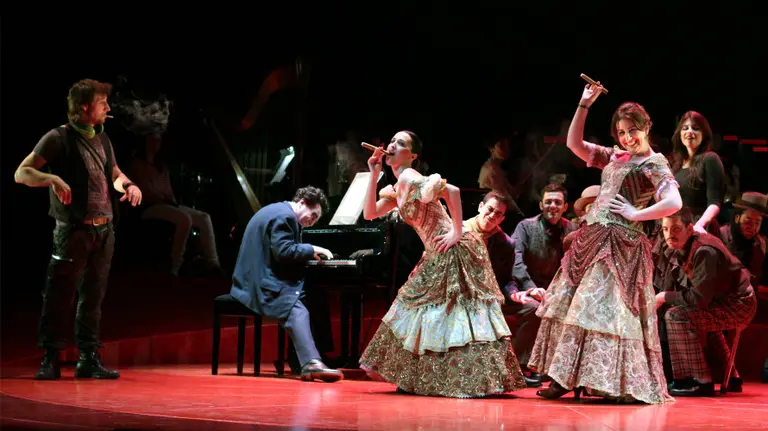 Foto de la Zarzuela 'Bohemios'.