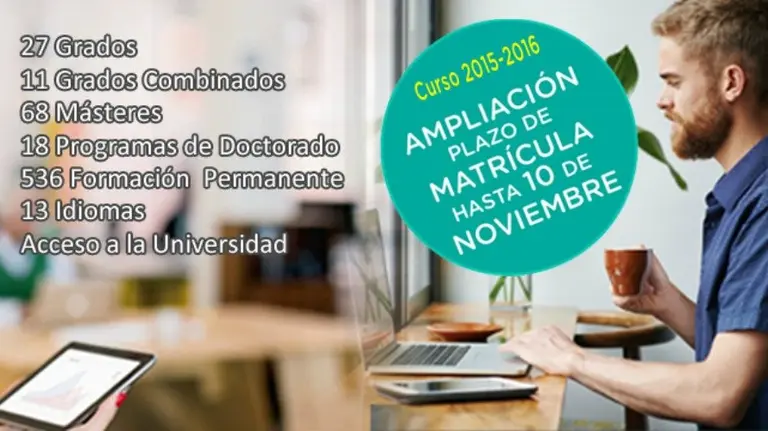 Ampliaci&oacute;n de la matr&iacute;cula UNED.