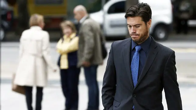 Diego Maquírriain en una imagen en la que acudía al juzgado el pasado mes de noviembre. EFE