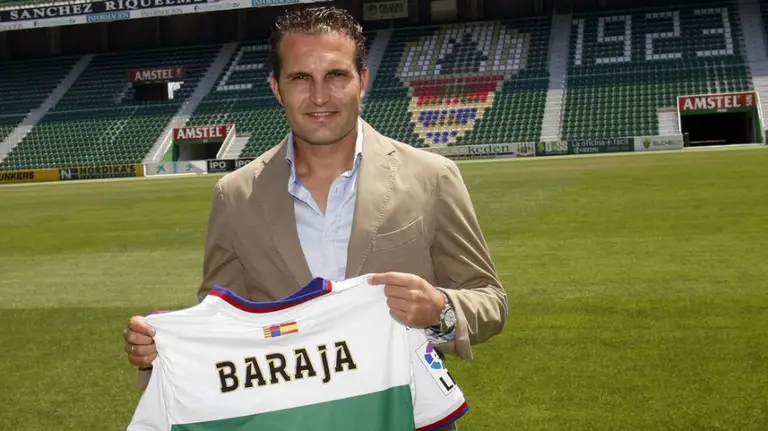 Rubén Baraja es el entrenador del Elche. Efe.
