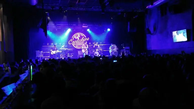 Izal en el concierto de Pamplona.