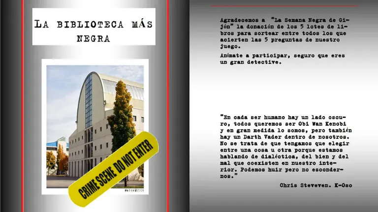 Exposición de novela y cine negro en la UPNA.