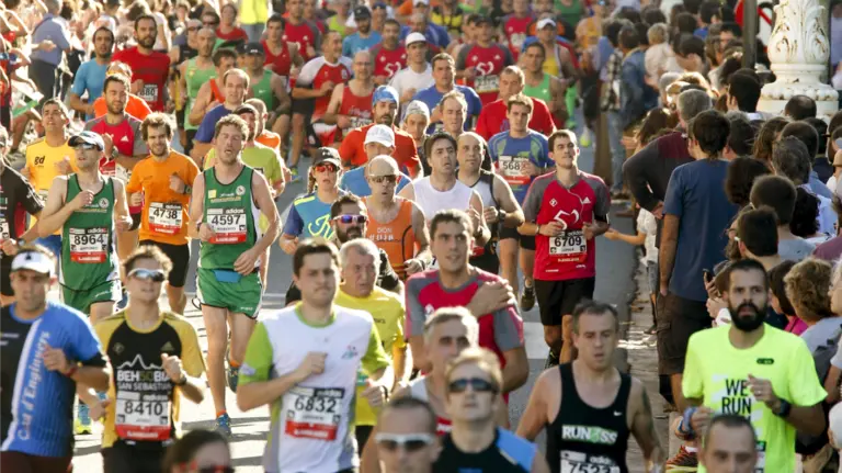Celebraci&oacute;n de la 51 edici&oacute;n de la carrera popular Behobia-San Sebasti&aacute;n. EFE