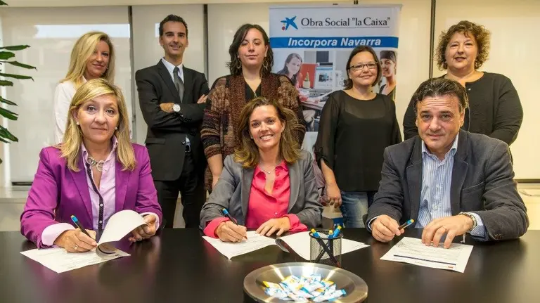 Adhesión Amedna programa Incorpora Obra Social la Caixa.