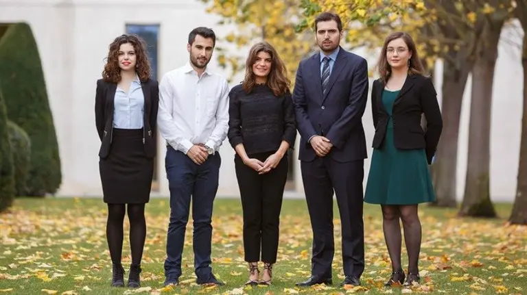 Estudiantes de la Universidad Pública de Navarra ganadores del premio.